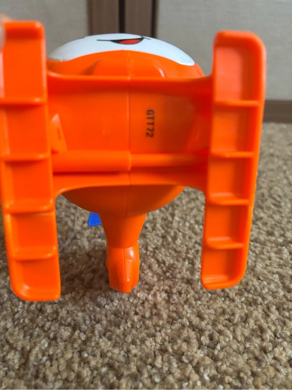 Fisher Price Little People Orange Helicopter with Blue Rotor